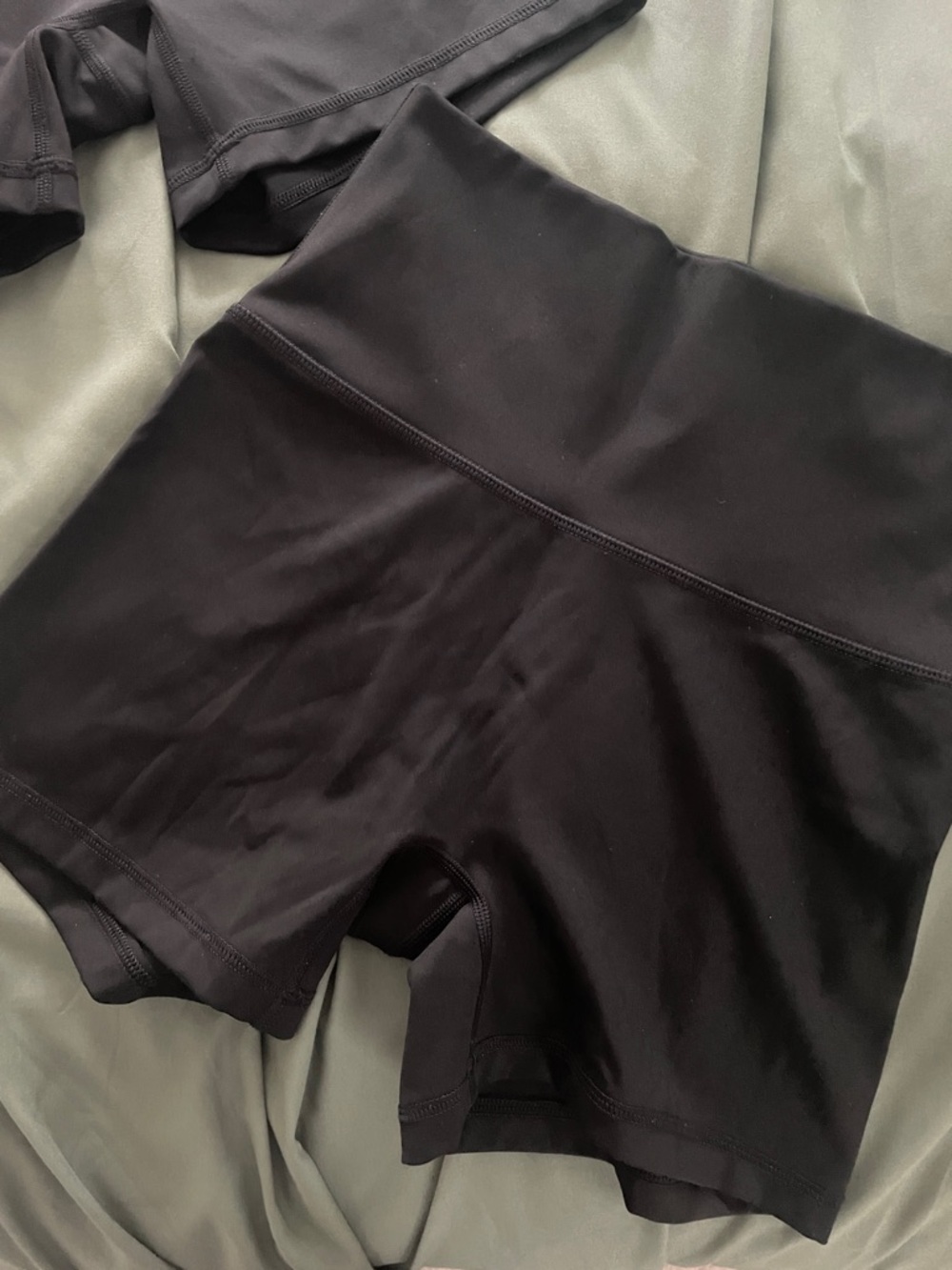 OFFLINE by aerie High-Waist Black Active Bike Shorts